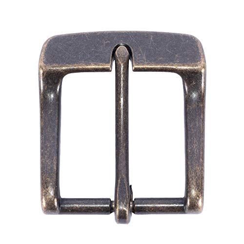 Image of VP Leather Replacement Belt Buckle for Men and Women, Removable Metal Frame