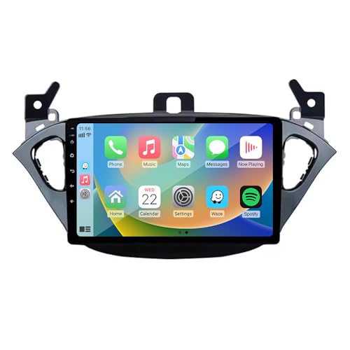 Autoradio Android 9 pouces GPS tactile IPS 8 cœurs avec caméra de recul pour Opel Corsa E Adam