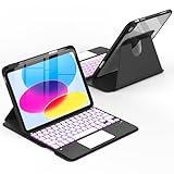 [ Réglage multi-angle, protection à 360 degrés ] La protection offre un réglage multi-angle et une rotation à 360°, vous permettant d'utiliser la tablette à un angle d'inclinaison confortable pour lire, dessiner, regarder des films, discuter, etc. L'étui clavier offre une protection intégrale solide à votre iPad, prévenant efficacement les rayures en cas de chute accidentelle