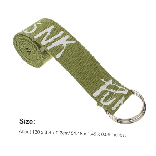 3pcs Canvas Waist Belt for Students Double Buckle Stylish Apricot Fashion Accessory for Jeans and Trousers2
