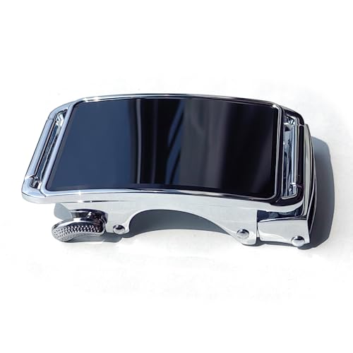lightstar Men's 40mm Ratchet Belt Buckle Only for 1 3/8 Slide Belt Strap Automatic Leather Belt Buckle Replacement