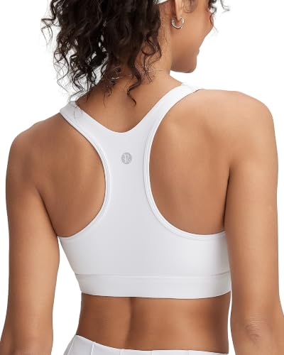 Image of RUNNING GIRL High Impact Sports Bra,Racerback Sports Bras for Women High Support Molded Cup Workout Bra with Sewn in Pads