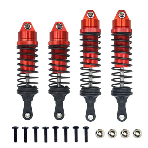 RC���f���A�N�Z�T���[ For Traxxas For Slash 4x4 4WD 2WD For Rustler For VXL For Stampede 1/10 �A���~�t�����g���A�V���b�N�A�u�\�[�o�[�g�ݗ��čς� RC �J�[�A�b�v�O���[�h(Red)
