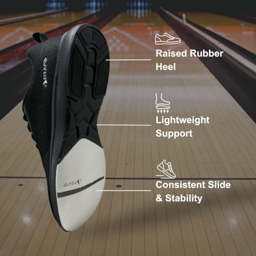 Image of Pyramid Men's Path Lite Seamless Mesh Bowling Shoes - Lightweight Seamless Design, Athletic Fit, Breathable Knit Upper, Universal Slide Soles