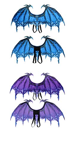 Ailes de dragon bleu MMSS : l'accessoire de fête qui ne tombe pas - 2