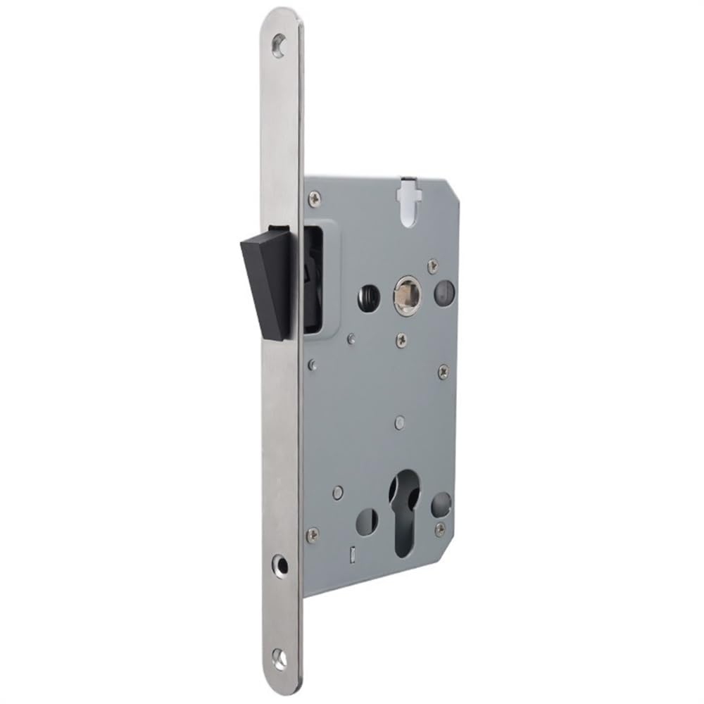 Lkfjnhepf Magnetic Attraction_72mm_72 X 50Mm Door Lock Gearbox 7250 Mute Stainless Steel Plate Silent Mortise Lock Body Anti Door Latch For Interior Handles(Magnetic Attraction_72mm_72 X 50Mm)