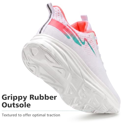 Image of Padgene Womens Sneakers Lightweight Tennis Walking Shoes Sports Running Shoes for Woman Mesh Breathable Gym Fashion Sneakers Athletic Comfortable Casual
