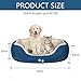 KROSER Deluxe 83cm Dog Bed with Reversible Pillow (Warm and Cool), Super...