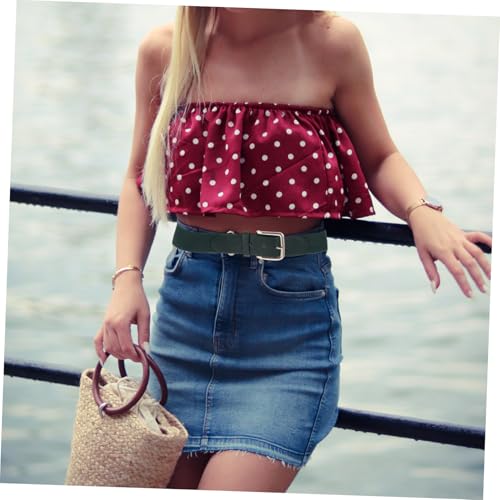 Baseball Belt Elastic Unisex Adjustable Waist Belt Pu Leather for Sports4