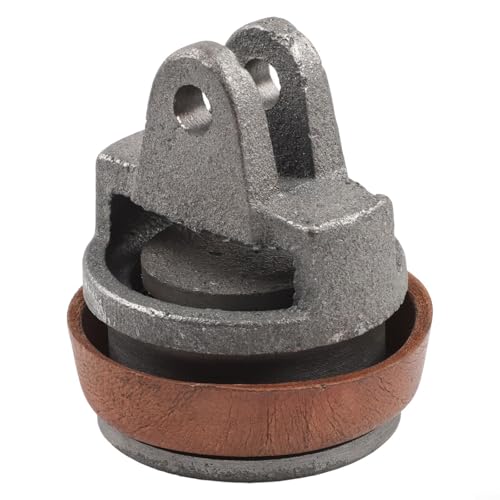 Sumsoctober Rondelle en cuir et piston de rechange pour pompe à poignée, anneaux d'étanchéité en cuir 95 x 65 mm pour réparation de pompe manuelle et pompe de puits, piston en fonte