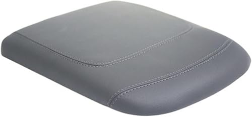 NLQR Cubierta de repuesto para tapa de consola central, color gris, compatible con Ford F150 Lariat 1997 1998 1999 2000 2001 2001 2003