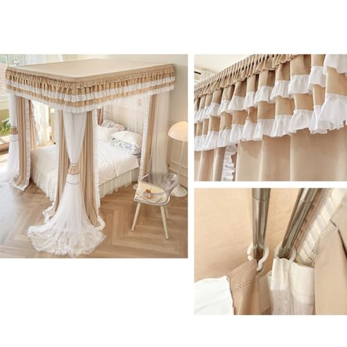 Toldo de cama para niñas bloquea luz y viento en el dormitorio 3