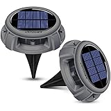 URPOWER Solar Lights, Waterproof Solar Lights Outdoor 2-in-1...