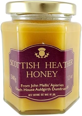 John Mellis Apiaries Scottish Ling Heather Honey 12oz