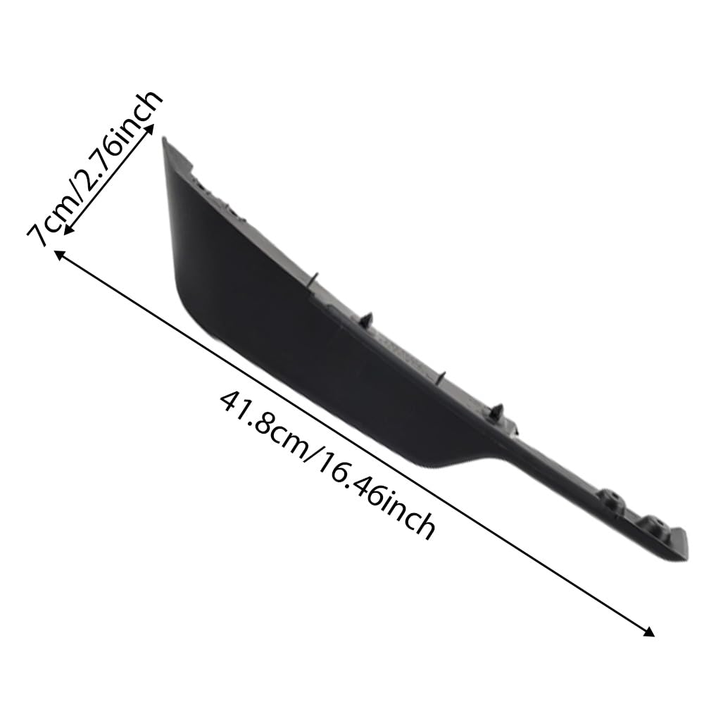 Deflector de aire inferior para parachoques delantero de coche, ABS, compatible con Land Rover Range Rover Velar Base S SE y SVA 2017-2024 LR115672 LR115671 derecho