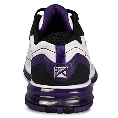 KR Strikeforce Dream White/Purple Right Hand Performance Women's Bowling Shoe4