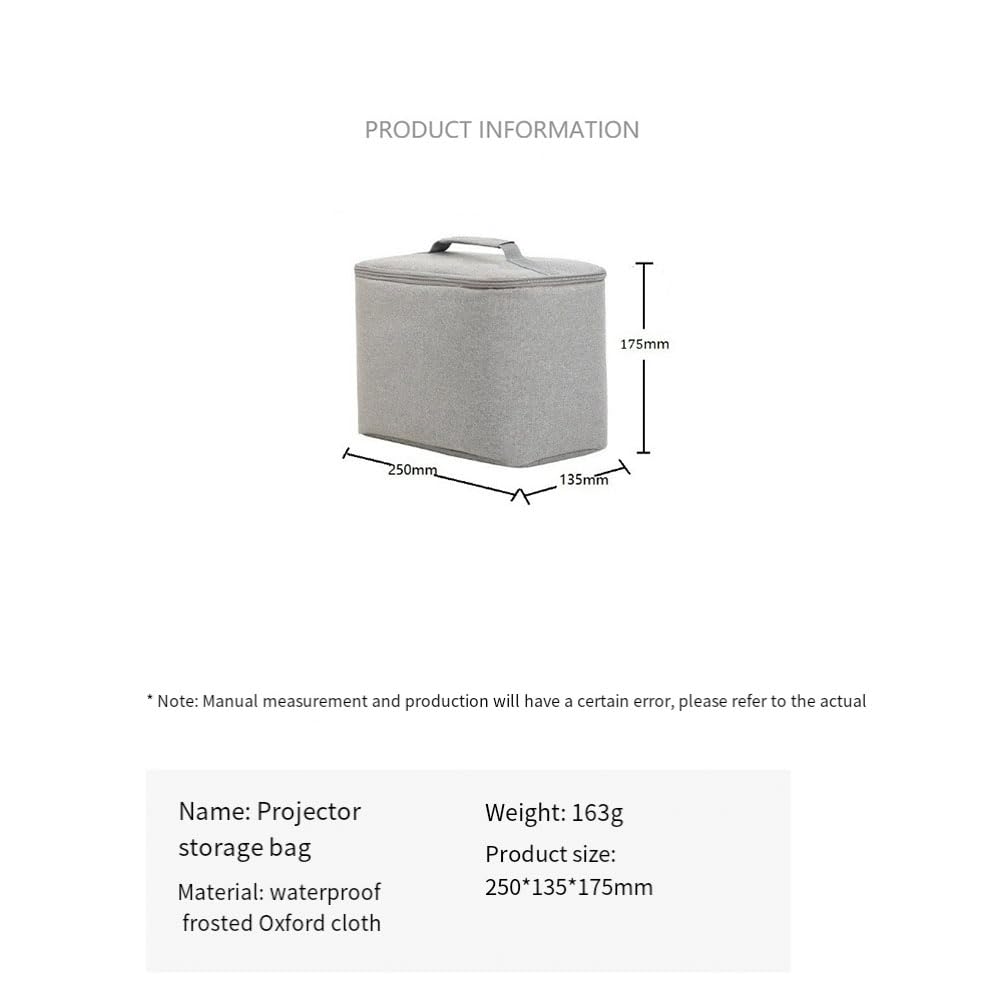 Para Bolsa para Proyector Estuche Protector de Almacenamiento Portátil Bolsa de Viaje para Proyector Bolsas de Almacenamiento Portátiles de Gran Capacidad