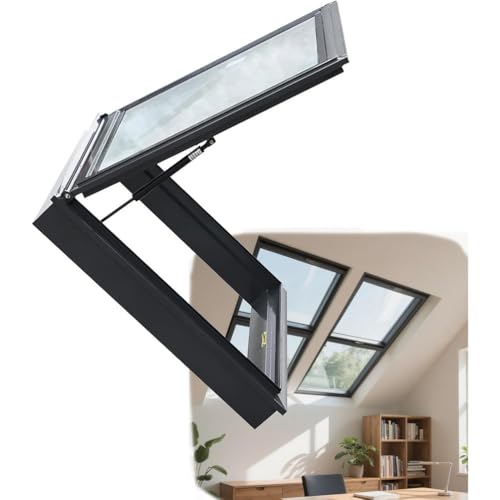 Tragaluces Y Ventanas para Tejados, Claraboya Cubierta,Universal De Tragaluz A Prueba De Lluvia,Claraboya De Techo Sellada para Sótano,Trampilla De Techo Resistente A La Intemperie,50x50cm