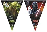 Unqiue Partido 2,3 m héroes y villanos de Star Wars Bunting Banner
