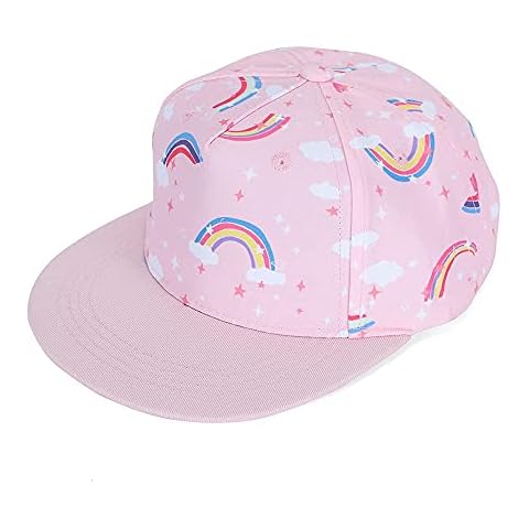 MASOCIO Kids Girls Baseball Cap Baby Toddler Summer Sun Hat Sports Adjustable Cap Age 2 3 4 Years Pink Cover