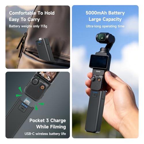 Batterie pour DJI Osmo Pocket 3 avec double charge USB-C - 7