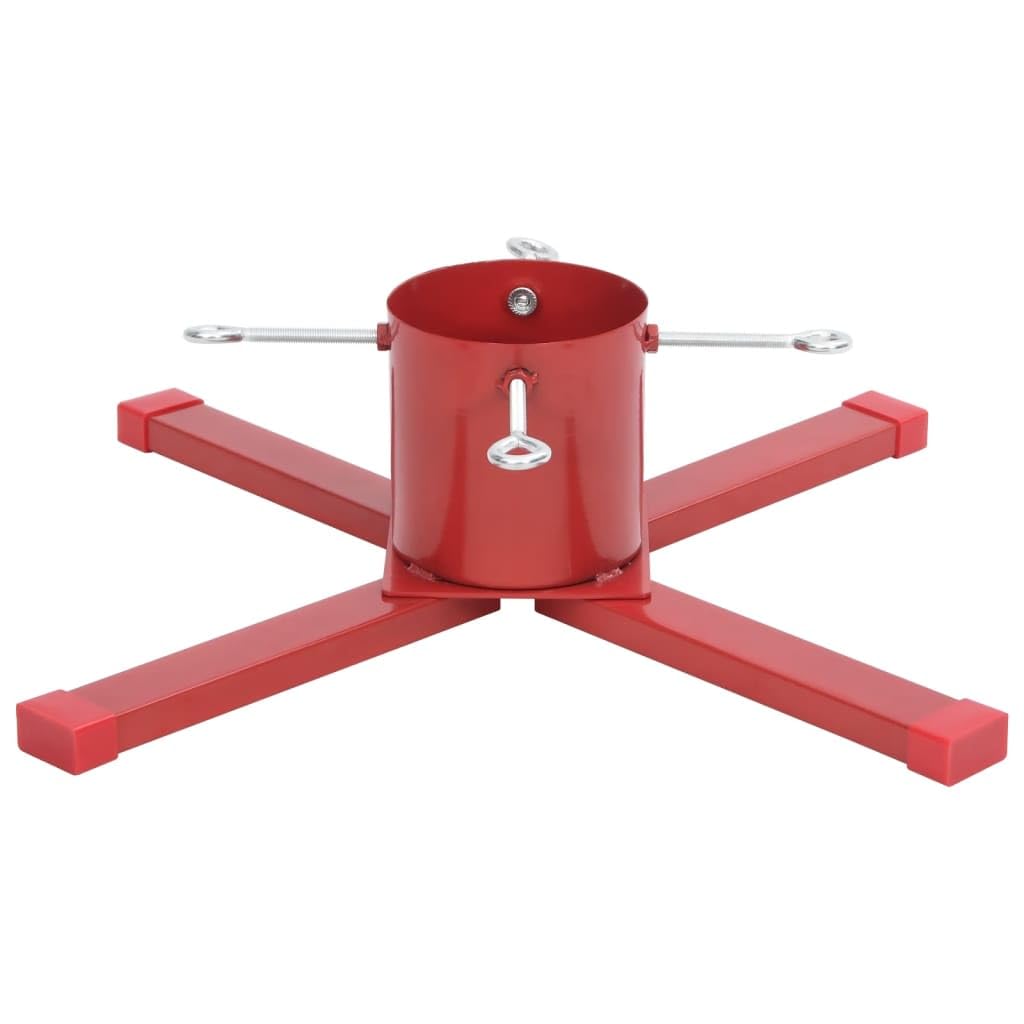Support de Sapin de Noël Rouge 61x61x15,5 cm,Supports de Sapin de Noël,2.24kg-4018976