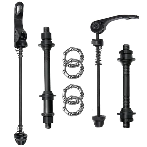 MTB Quick Release Skewer Set, Front Rear Hollow...
