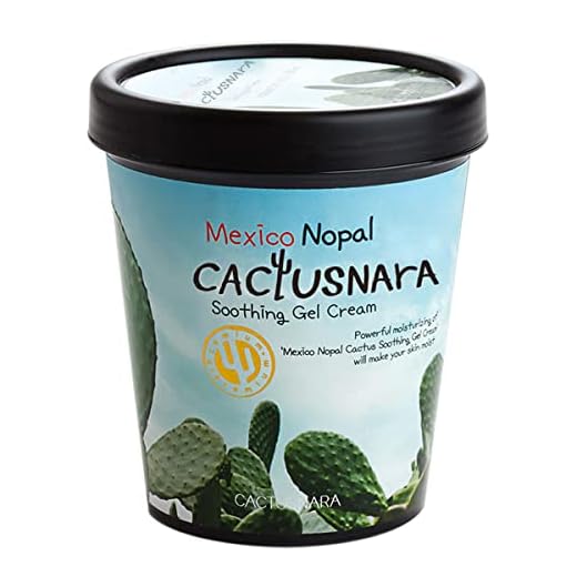 [CACTUSNARA] Cactusnara Soothing Gel Cream, Powerful Moisturizing Soothing Gel Cream,MEXICO NOPAL CACTUS ,Hydrating Moisturizing And Nourishing Cream,10 OZ,300ml SOOTHIG GEL CREAM Korean Skin Care Cactus Refresh Cream Made in KOREA