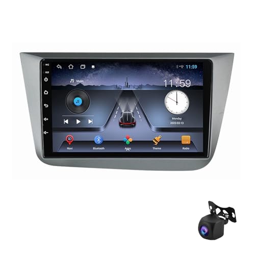 CarPlay para Seat Altea en pantalla táctil HD de 9 pulgadas con Bluetooth 5.0