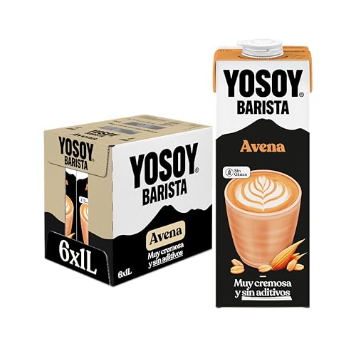 Yosoy Bebida Vegetal de Avena Barista , Pack de 6 x 1L