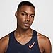 Nike AeroSwift Men's Dri-FIT ADV Running Singlet (FN4231-451, Obsidian/Bright Crimson) Size Large