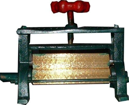 VINTAGE Dry Squid Orange Sugar Cane Mill Juicer Cast Iron Hand Press Brass DHL image 2