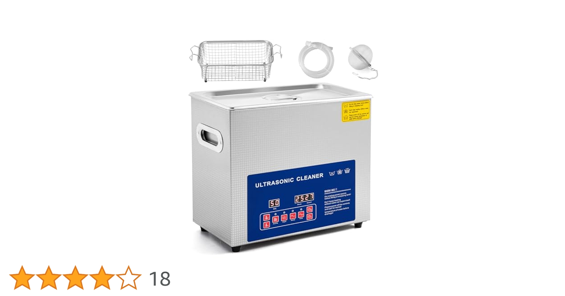 加熱機能 超音波洗浄機 2L Amazon | Frifreego 2L 超音波洗浄機 デュアル周波数 28/40khz