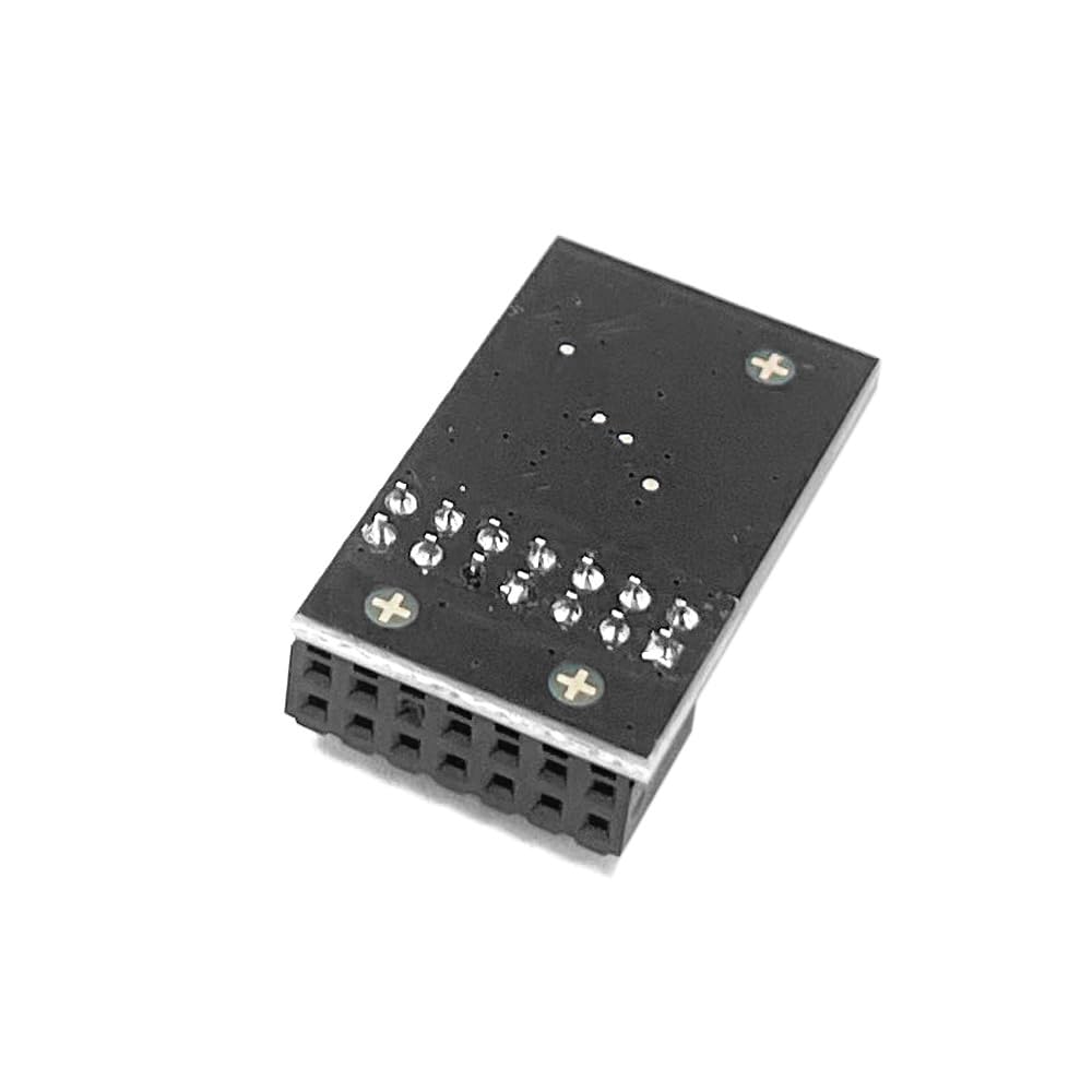 Gintai módulo TPM2.0 LPC 14Pin para ASUS Placa Base con Win11 Tarjeta cifrada TPM 2.0 módulo TPM-M R2.0 módulo Infineon SLB9665 2x7P TPM 2.0 PCB para Ordenador - 3