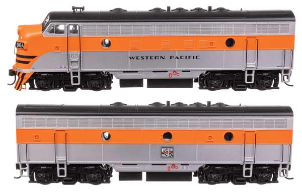 Walthers Mainline 910-11418 HO Scale EMD F7 A-B Set - Standard DC - Western Pacific #916A, 916B