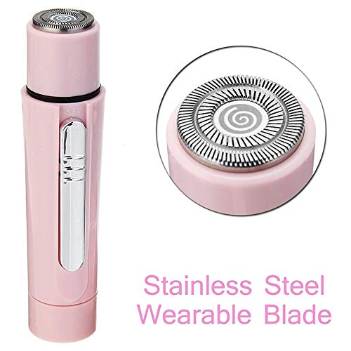 Andoer 4 em 1 removedor elétrico de cabelo portátil removedor de pêlos do nariz aparador de sobrance