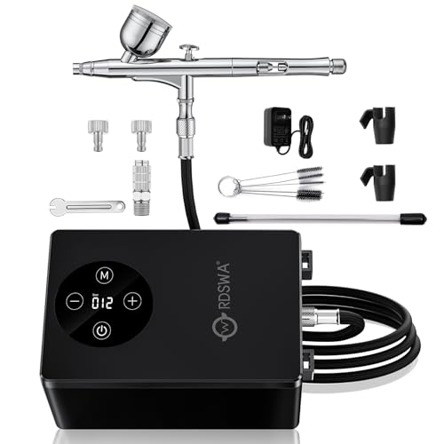 7 Best Airbrush Kit with Air Compressor Options for 2026 RDSWA Airbrush Kit with Quiet Air Compressor,Portable 51psi Pressure,One-Button Easy