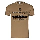 Design/Druck aus Deutschland Copytec BW Tropen Fregatte Emden F210 Marine DRAT Schiff Bundesmarine BW Bremen #18443, Größe:XL, Farbe:Khaki