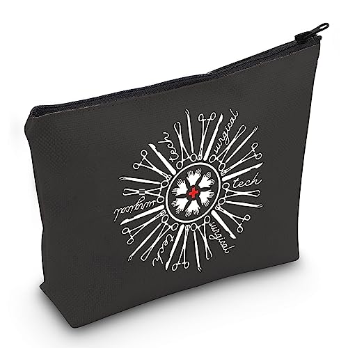 JXGZSO Surgical Technologist Gift Med Surgical Tech Gift Surgical Tech Cosmetic Bag Medical Assistant Gift (Surgical Tech B)