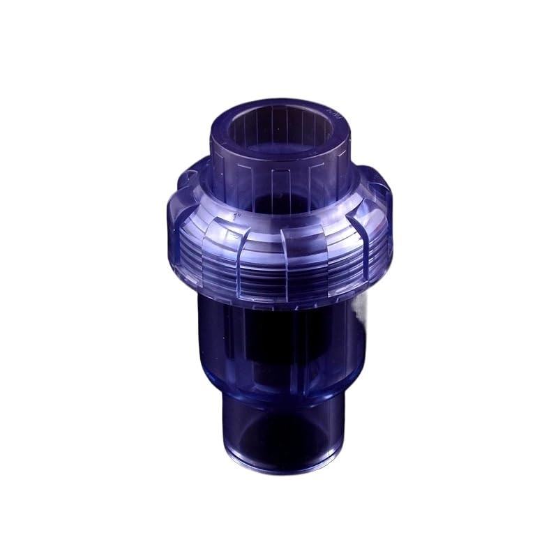Válvula de retención Tipo Enchufe de UPVC de 20 a 63 mm, Junta de unión de PVC for Tanque de Acuario, tubería de Agua Industrial, válvula antirretorno.(Inner Dia 63mm)