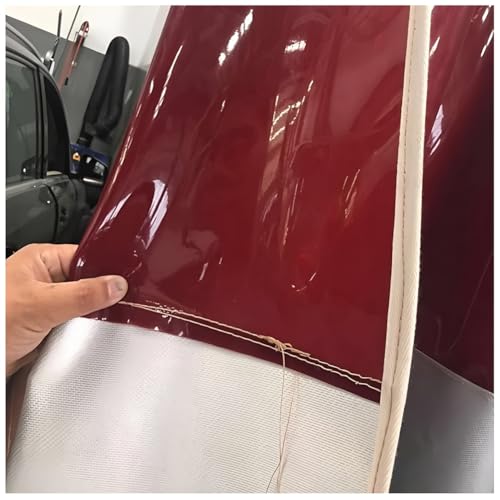 Tenda per Saldatura con Finestra di visualizzazione Rossa, Schermo in Fibra di Vetro ignifugo per Garage e Officina, barriera divisoria in Metallo Resistente al Calore, Schermo Industriale p