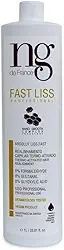 Fast Liss NG de France 1 litro | Escova Progressiva | Realinhamento Capilar | Alisamento | Redutor de Volume | Vegano | Profissional | Cabelo sem frizz