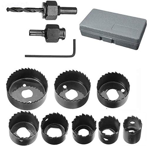 Set de 11 brocas sierras para madera y metal miniatura 1
