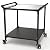 NUUK Outdoor Grill Cart on Wheel 32" x 32", Stainless Steel Pizza Oven Table with Double-Shelf, Rolling Countertop Kitchen Food Prep Cart for Backyard, Garden, Restaurant