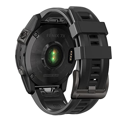 Bracelet 26mm Quickfit Garmin noir montre CZKE