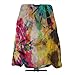 Rainbow Tie Dye Vintage Home Hair Cutting Barber Cape Hair Salon and Dyeing Styling Cloth for Women/Men