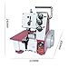DPLWJPP Máquina de Coser Overlock de Cuatro Hilos Máquina de Coser Overlock de Escritorio Remalladas y Overlock con Estructura Metálica y Capacidad de 300w Imagen de DPLWJPP Máquina de Coser Overlock de Cuatro Hilos Máquina de Coser Overlock de Escritorio Remalladas y Overlock con Estructura Metálica y Capacidad de 300w