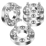 Golf Cart Wheel Spacers 1 Inch for EZ GO EZGO Club Car, 4x4 ATV Wheel Adapters 4x101.6mm Wheel Spacer Hub Bore 62mm with 1/2