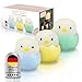 Produktbild MegaLight LED Nachtlicht Kinder | Nachtlicht Baby ohne verschluckbare Kleinteile | Stilllicht dimmbar Touch | Nachtlampe USB Aufladung | Baby Eggy