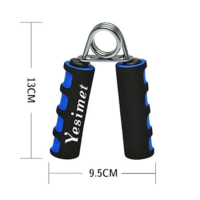 Hand Grip Strengthener Set, Finger Gripper - Soft Foam Hand Exerciser for Quickly Increasing Wrist Forearm and Finger Strength, 2 Pack